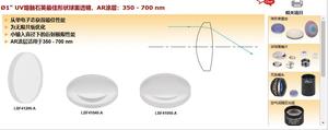 Thorlabs索雷博 Ø1 UV熔融石英最佳形状球面透镜，AR涂层：350 - 700 nm