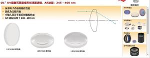Thorlabs索雷博 Ø1 UV熔融石英最佳形状球面透镜，AR涂层：245 - 400 nm