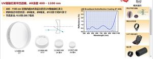 Thorlabs索雷博 UV熔融石英平凹透镜，AR涂层 400 - 1100 nm