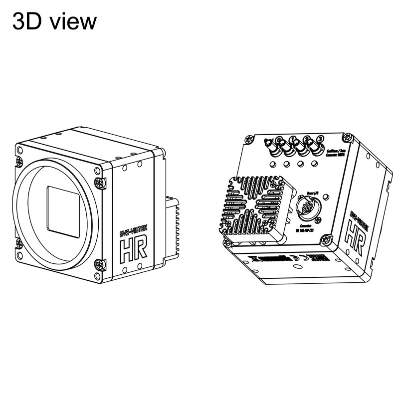 设计图 hr25CCX 3D（所有尺寸以毫米为单位）