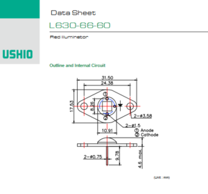 USHIO牛尾 L630-66-60 LED光源
