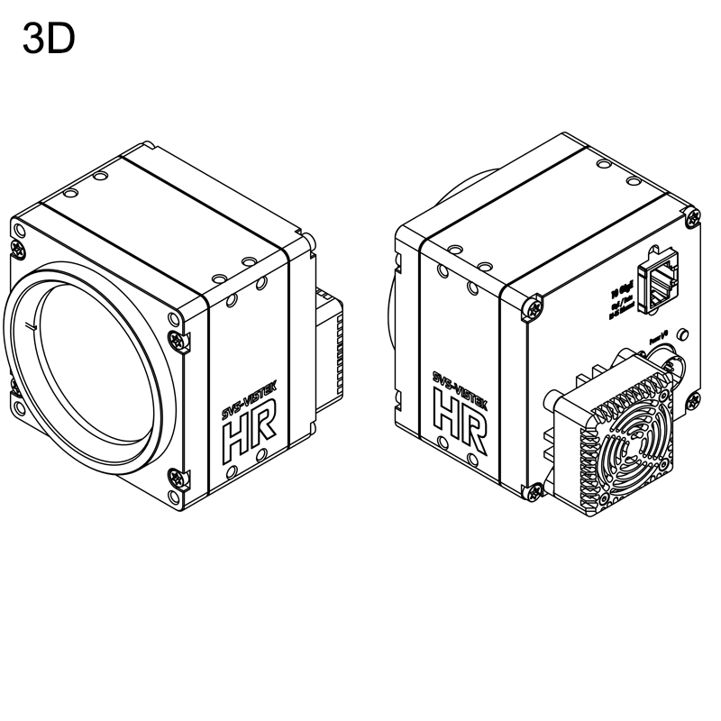 设计图 hr455MXGE 3D（所有尺寸以毫米为单位）