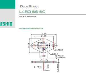 USHIO牛尾 L450-66-60 LED光源