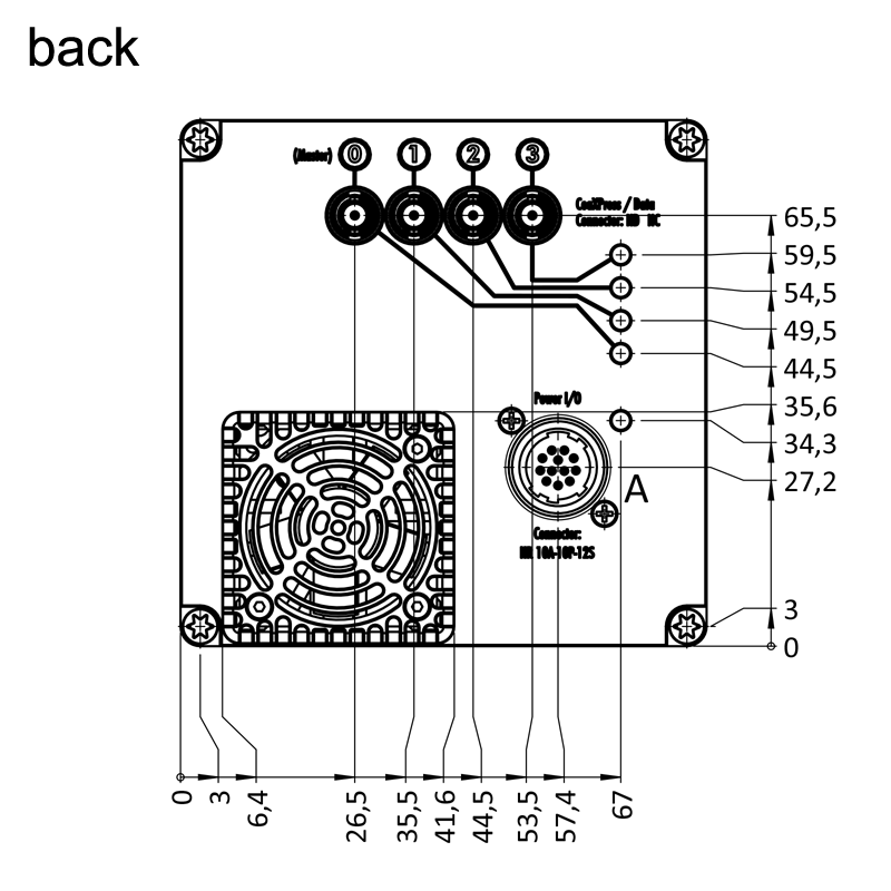 shr661CCX12背面设计图（所有尺寸单位为mm）