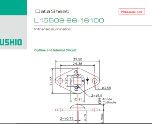 USHIO牛尾 L1550S-66-16100 LED光源