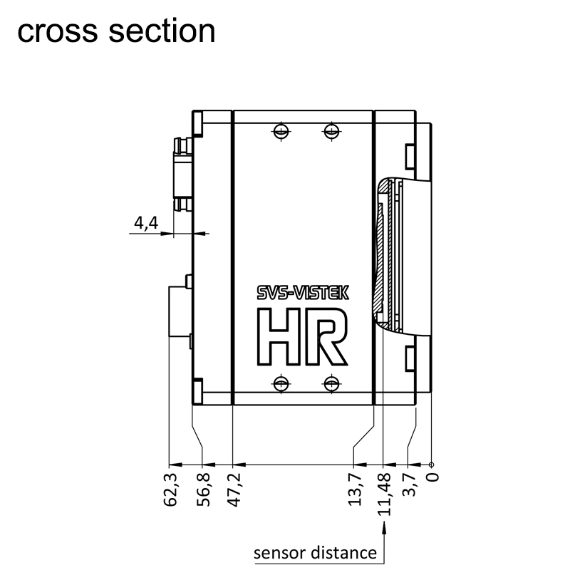 设计图 hr120CCL 左（所有尺寸以毫米为单位）