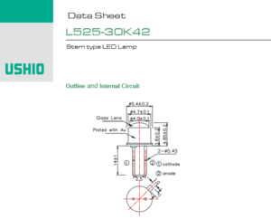 USHIO牛尾 L525-30K42 LED光源