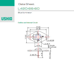 USHIO牛尾 L420-66-60 LED光源