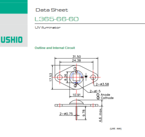 USHIO牛尾 L365-66-60 LED光源