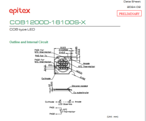 USHIO牛尾 COB1200D-16100S-X LED光源